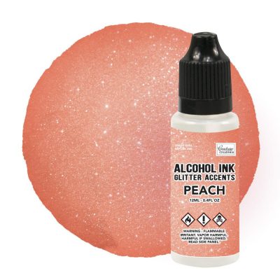 Alcohol Ink Glitter Accents - Peach - 12ml