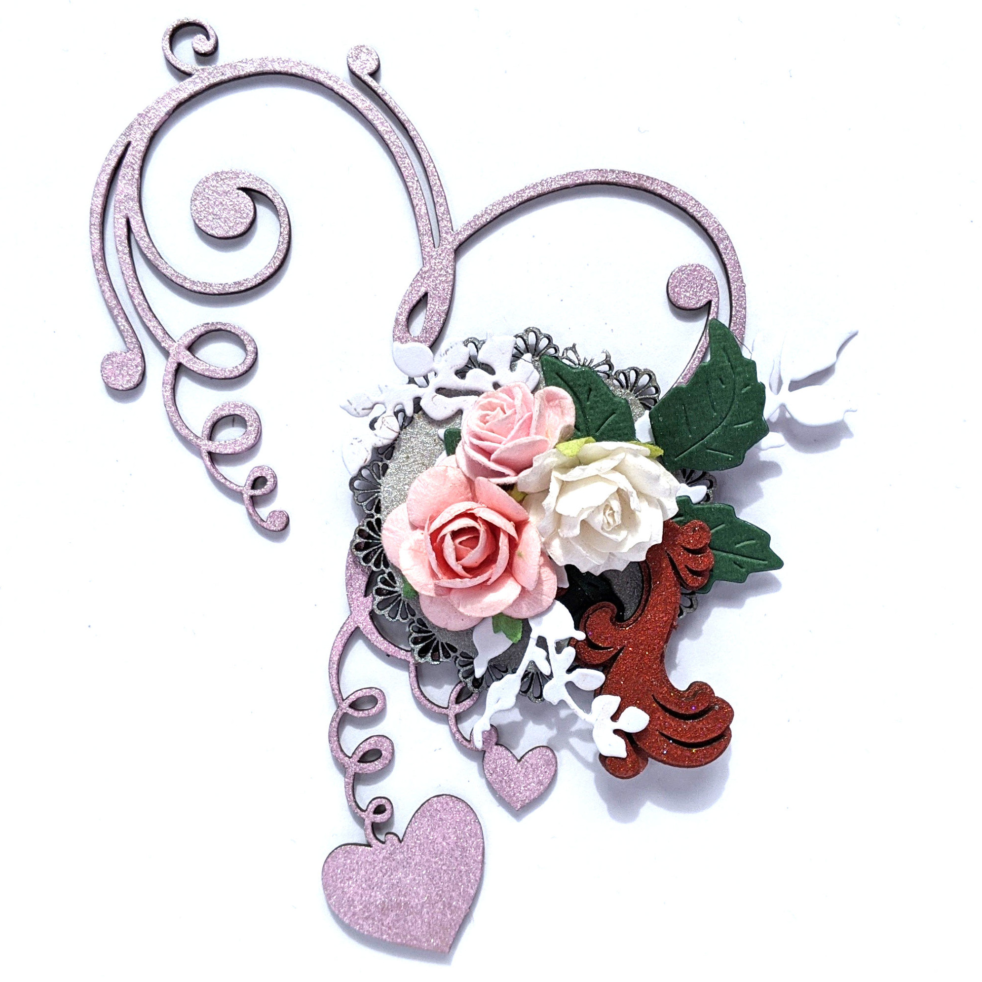 Crafted With Love and Roses logo