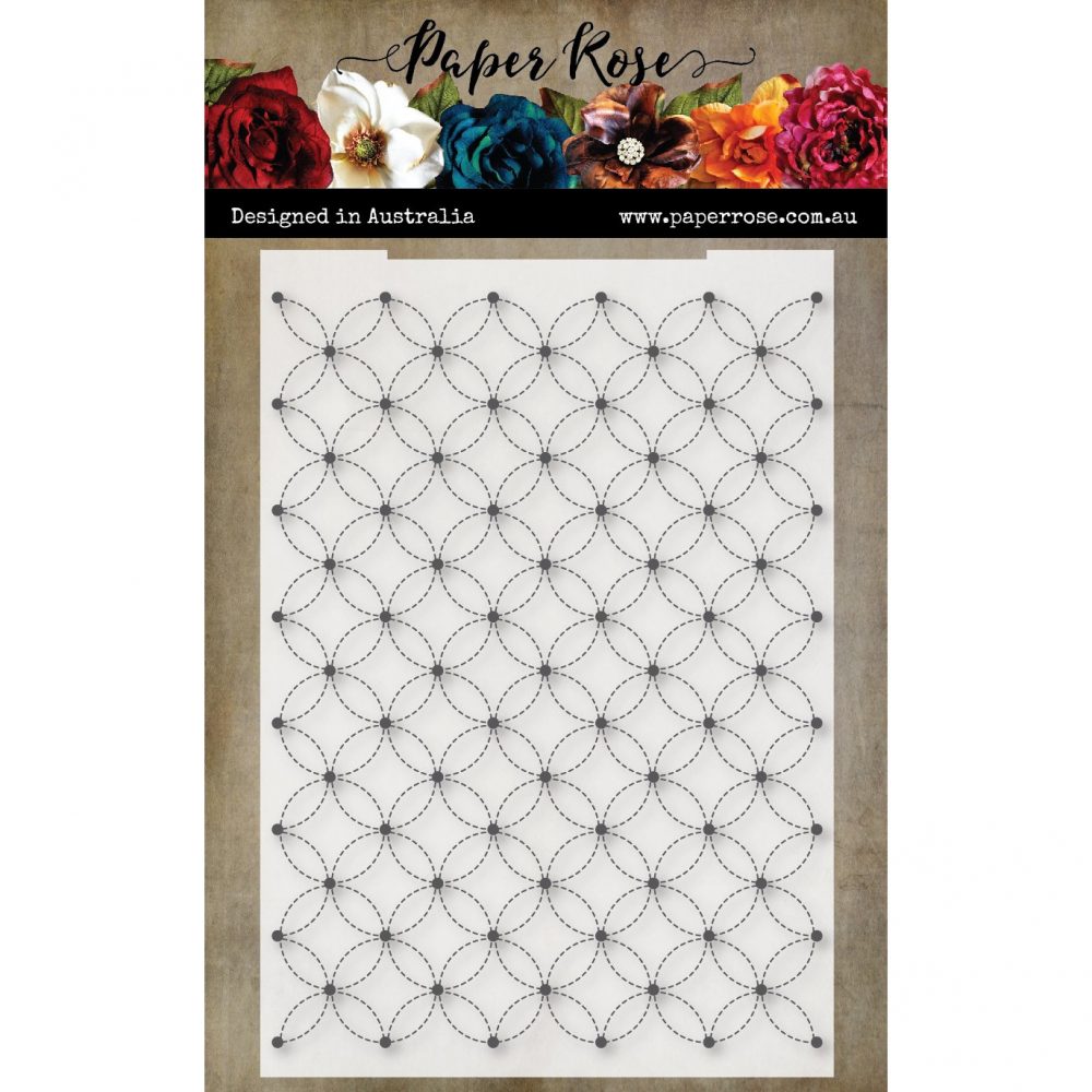 Paper Rose Hand Stitching 2 - Embossing Folder