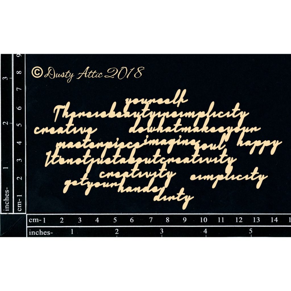 Creative Script - Crafted With Love and Roses