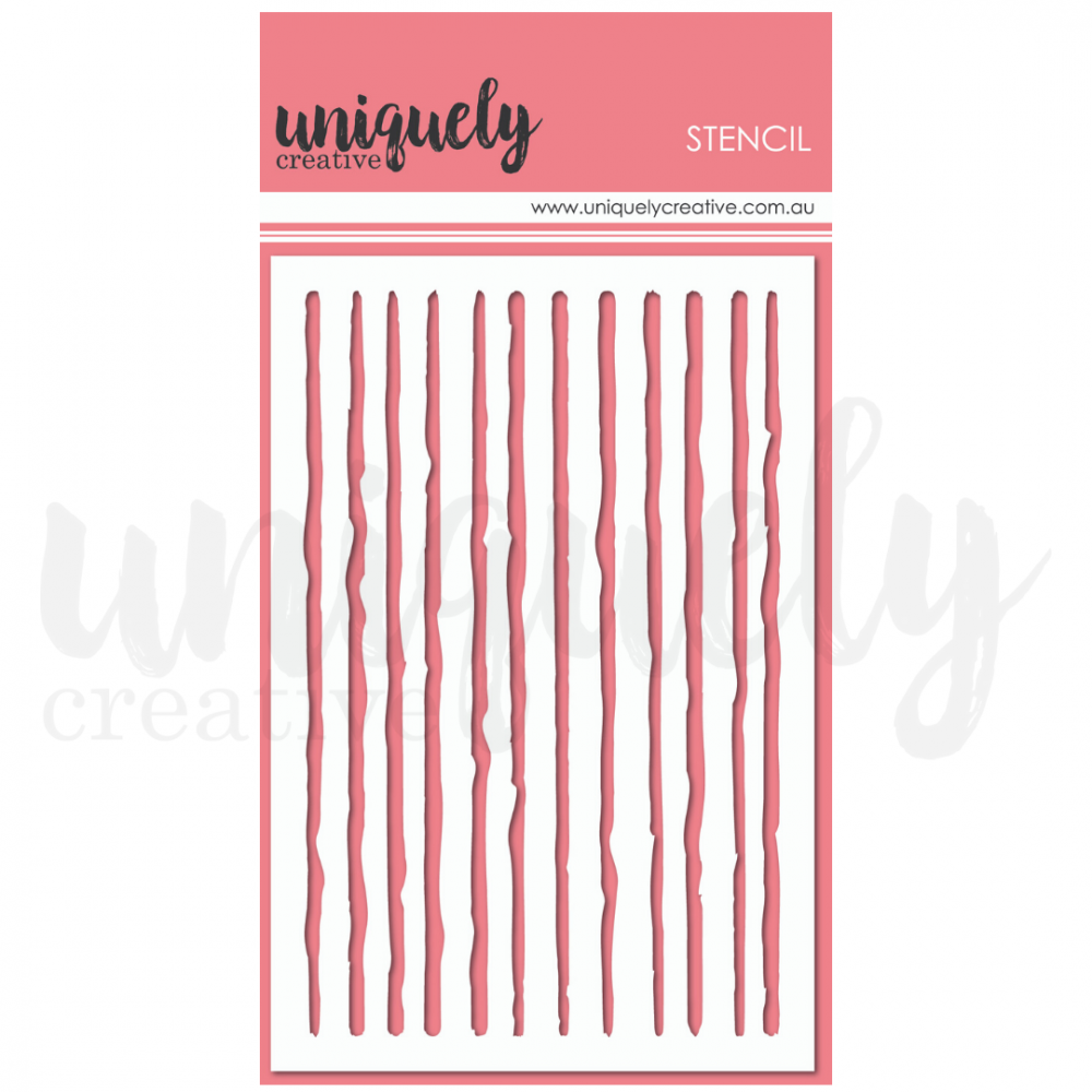 Arty Stripes Stencil