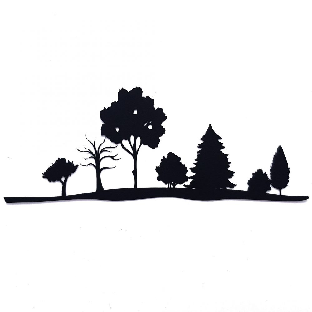 Silhouettes Country Landscape