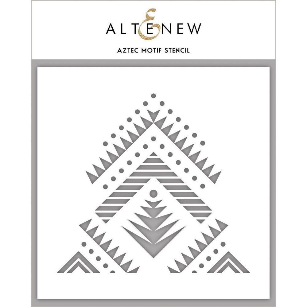 Aztec Motif Stencil