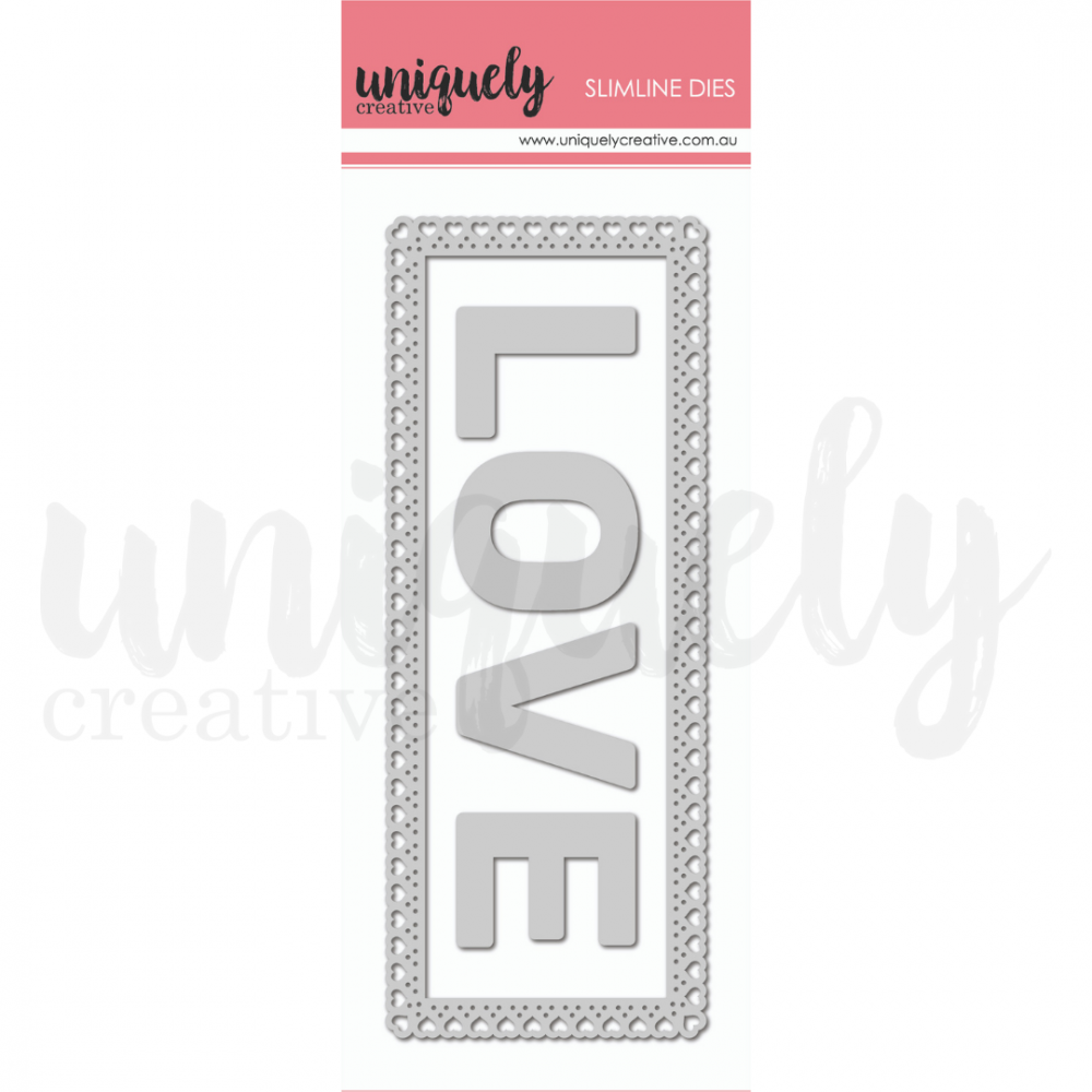 Slim Love Frame Die