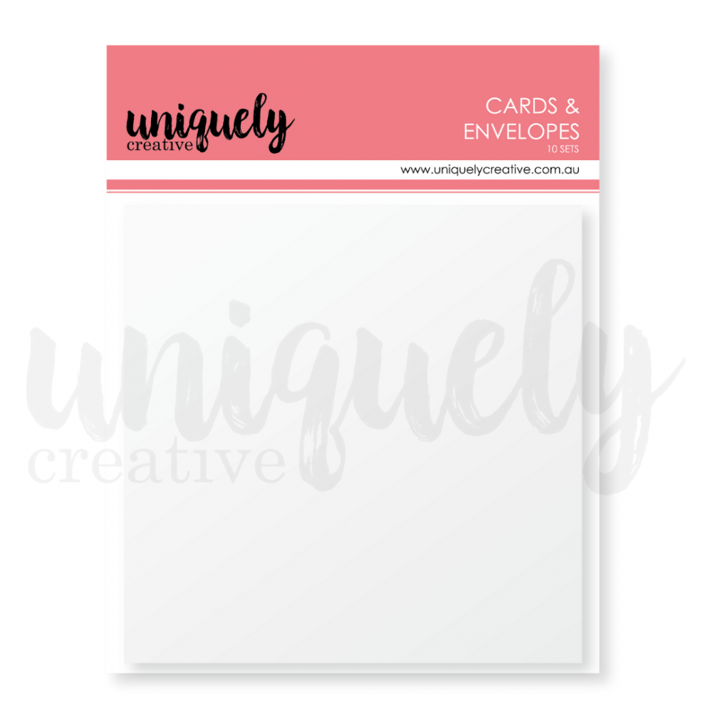 Cards & Envelopes Square 10 pk