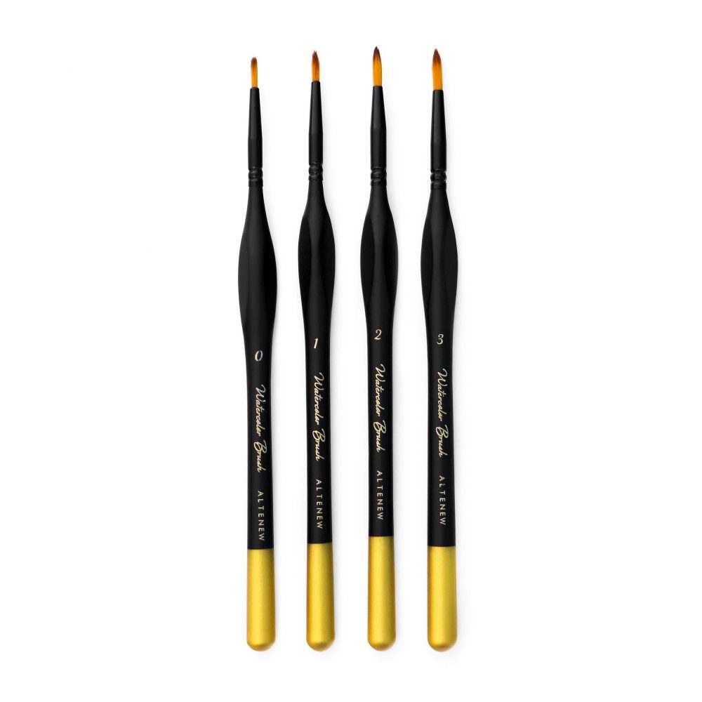 Artists Watercolour Brushes - Detailed