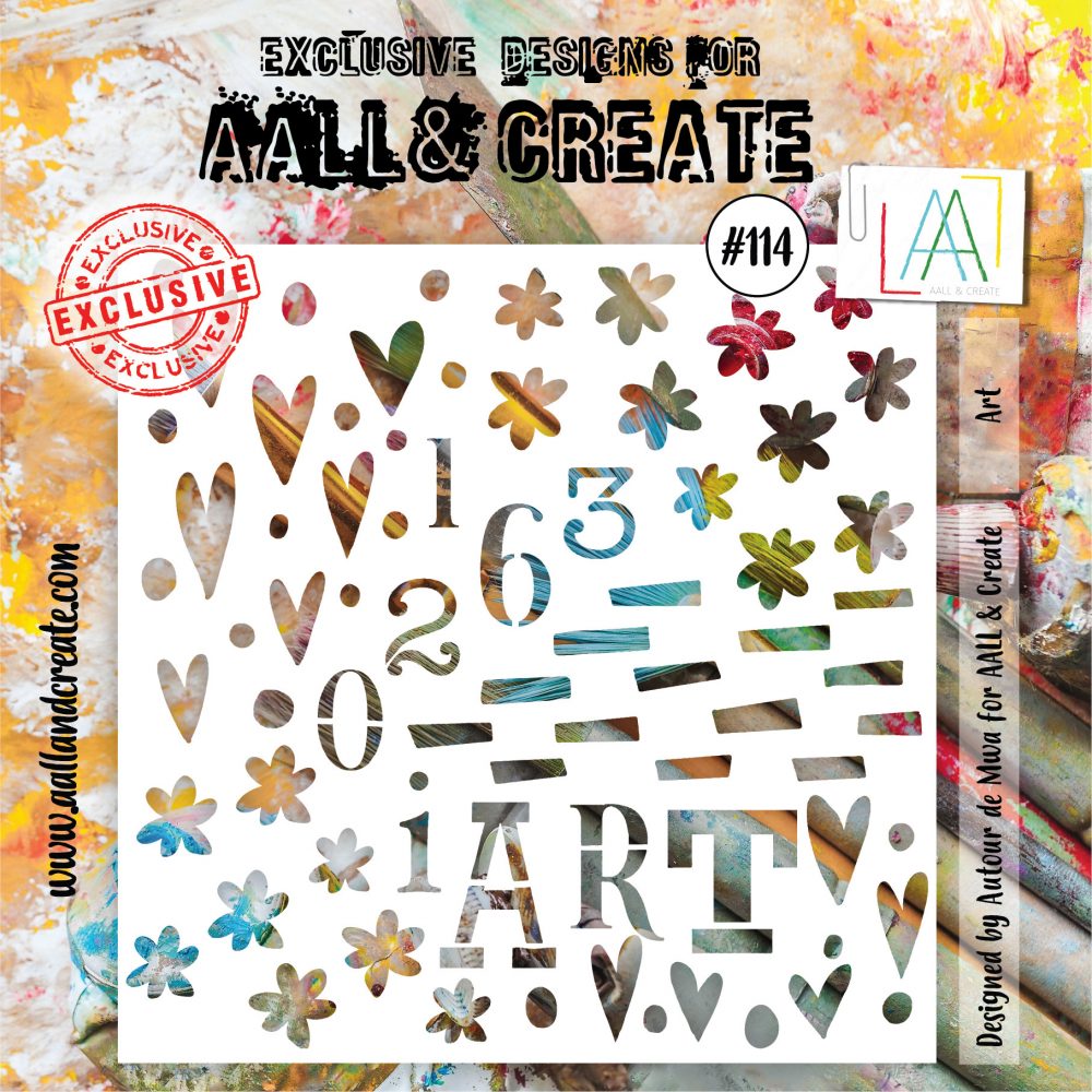 Art Stencil 6 x 6 #114