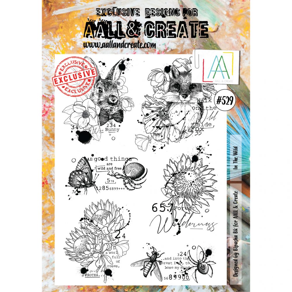 In The Wild A4 Stamp #529