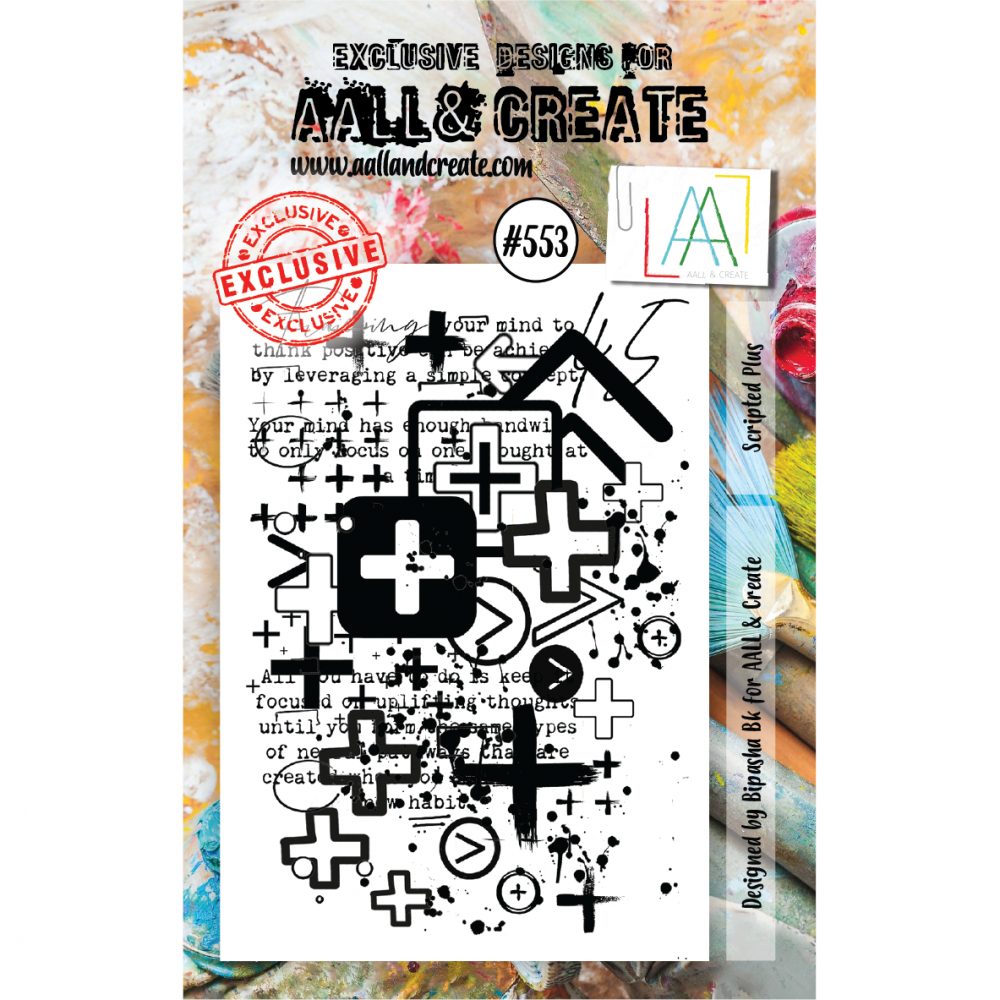 Scripted Plus A7 Stamp #553