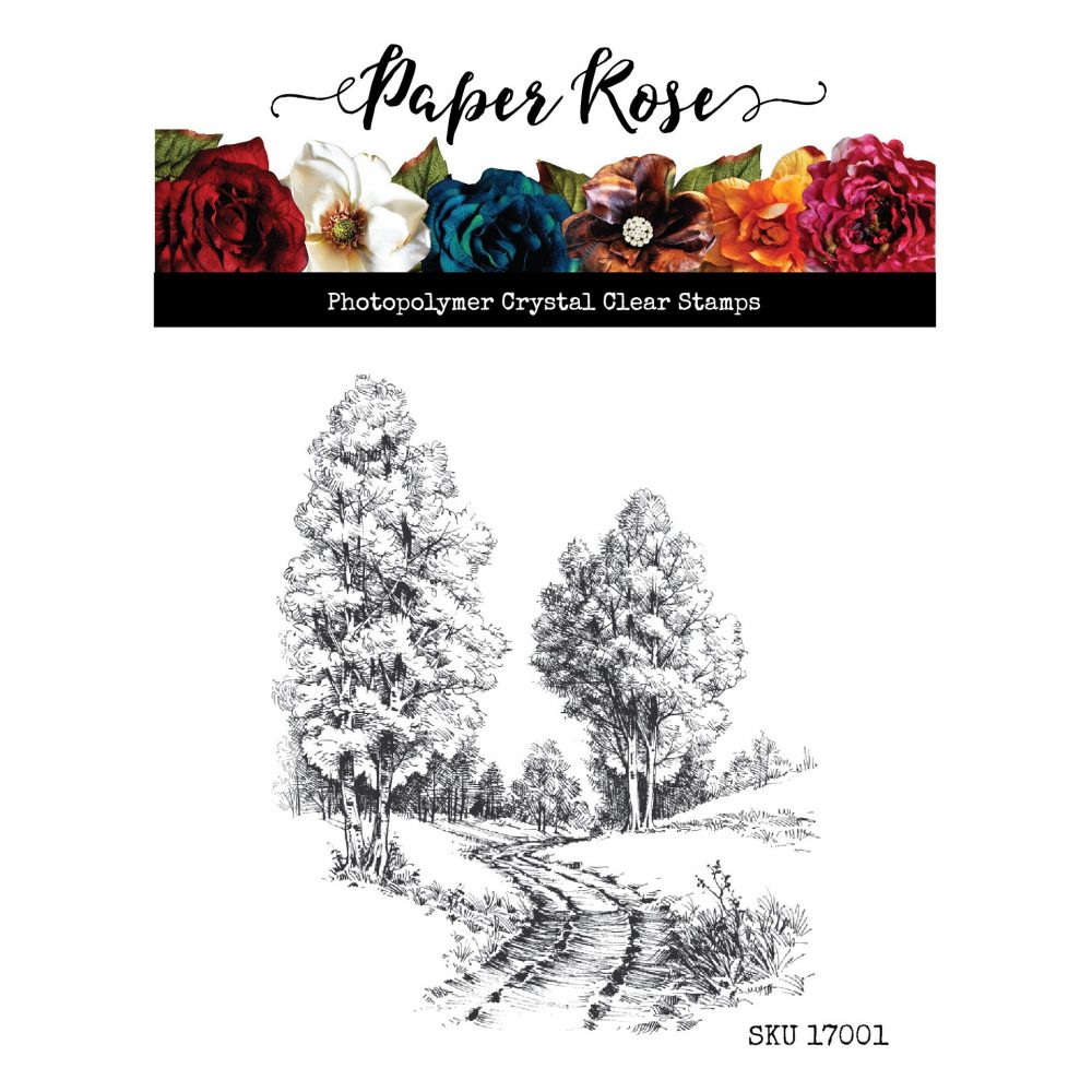 Paper Rose Into The Woods Clear Stamp Set