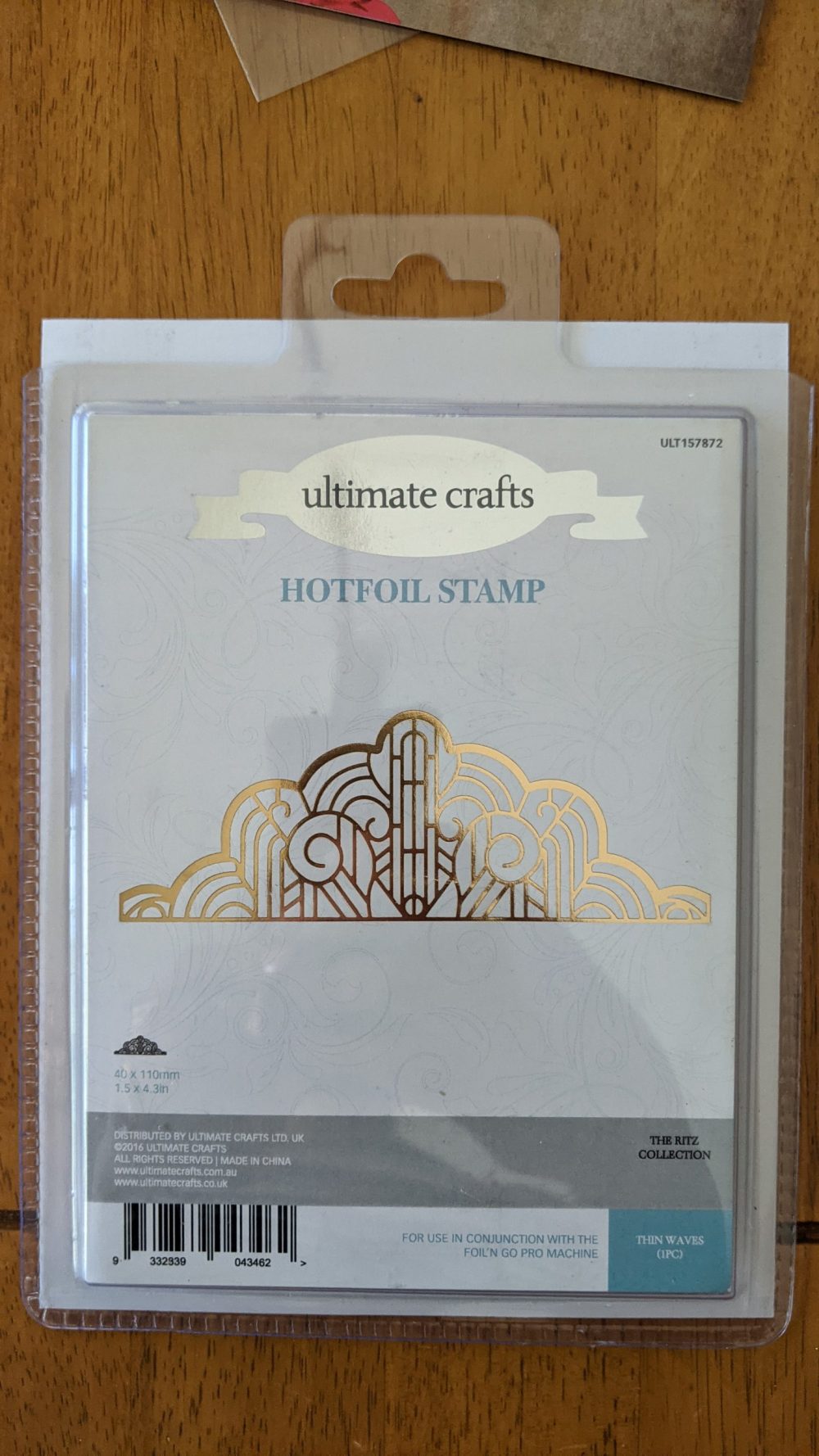 PRELOVED Couture Creations Thin Waves - Hot Foil Stamp