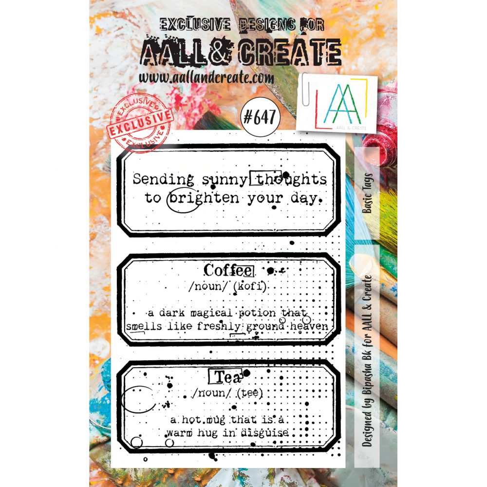 Basic Tags A7 Stamp #647