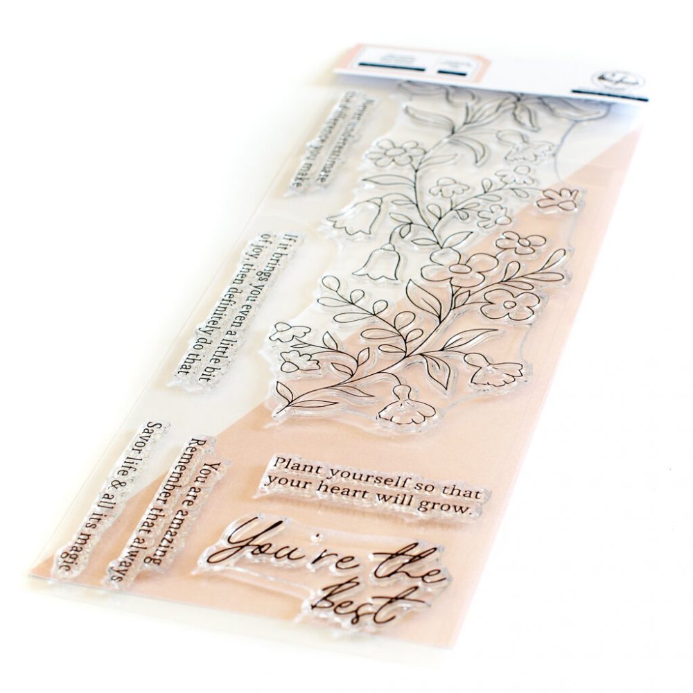 Pinkfresh Studio Clear Stamp Set 4 x 12 Wildflower