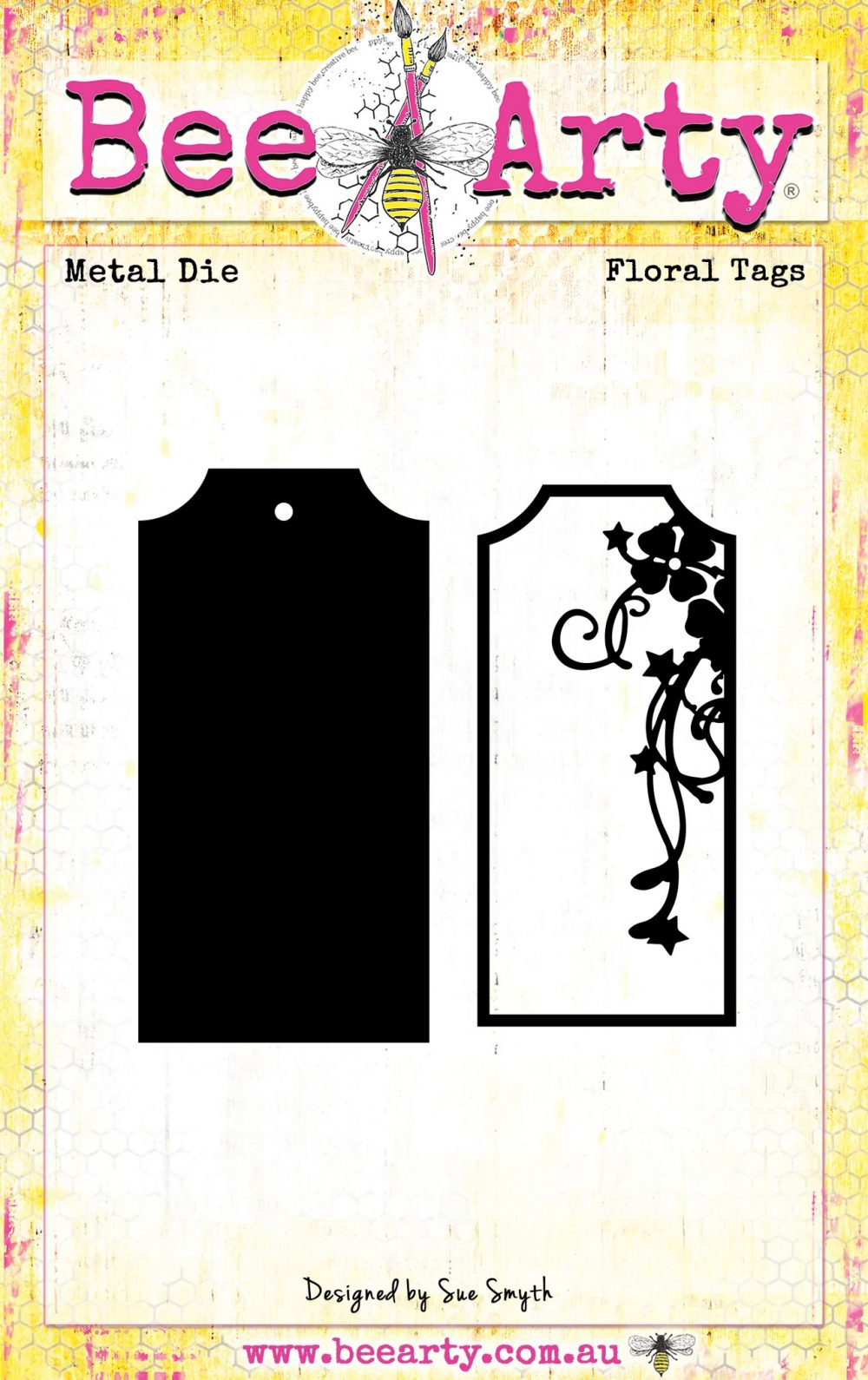 Floral Tags Metal Die