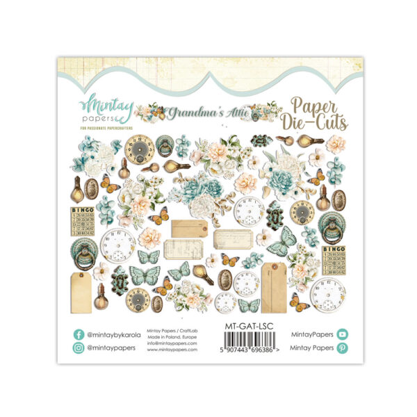 Mintay White Christmas Paper Die Cuts