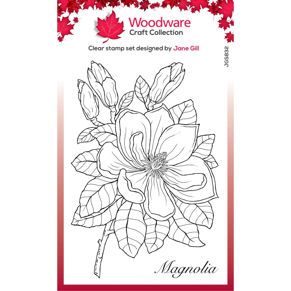 Woodware Clear Stamp 4"X6" Magnolia