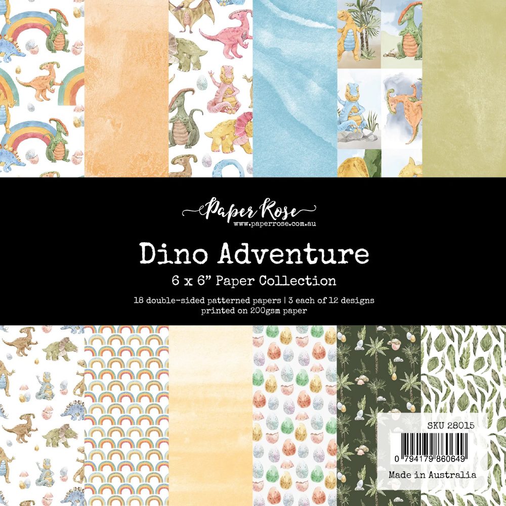 Dino Adventure 6x6 Paper Collection