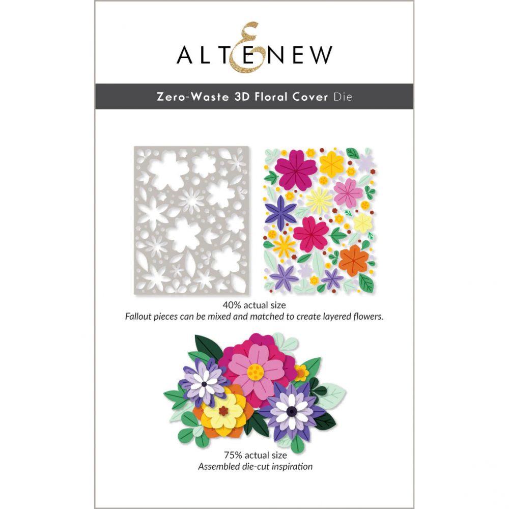 Zero Waste 3d Floral Cover Die