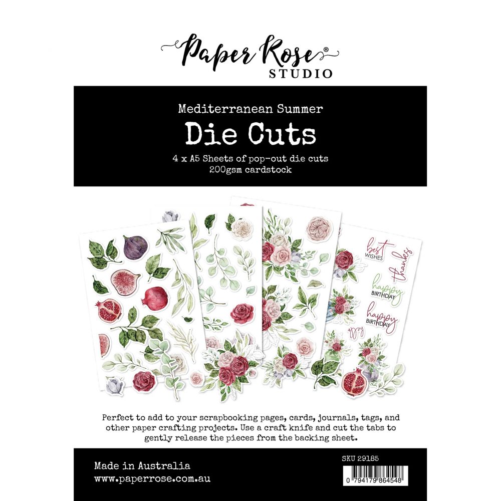 Mediterranean Summer Die Cuts