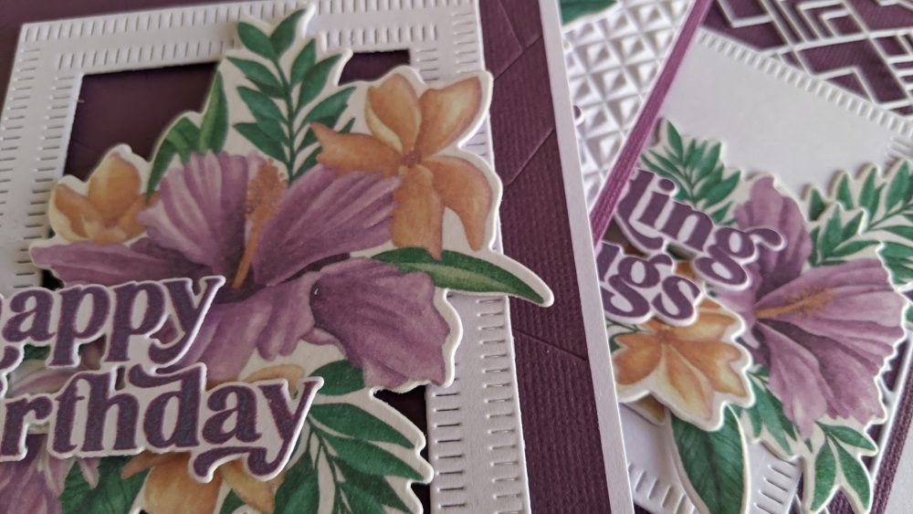 Hibiscus Card Kit - 3 Cards