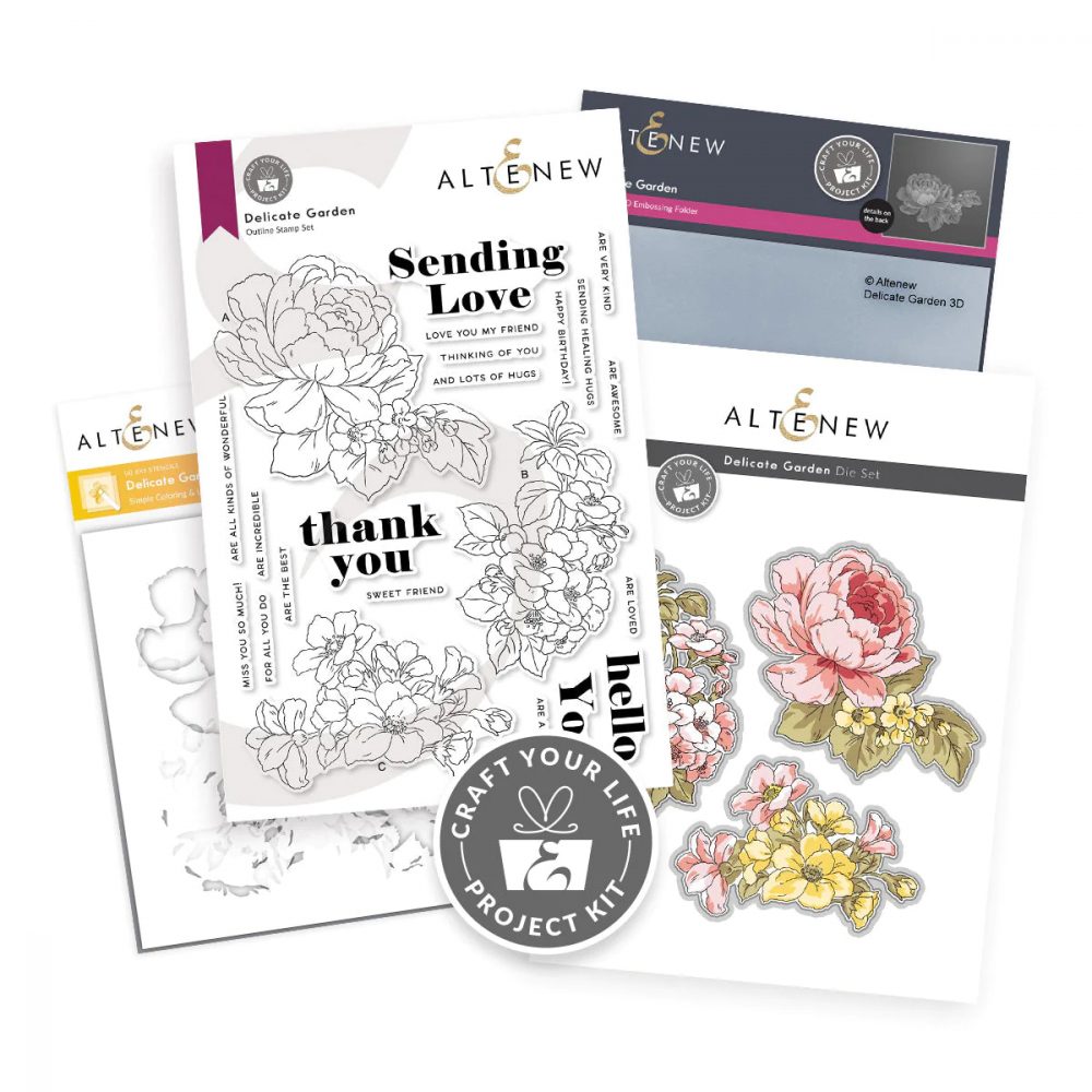Craft Your Life Project Kit:  Delicate Garden