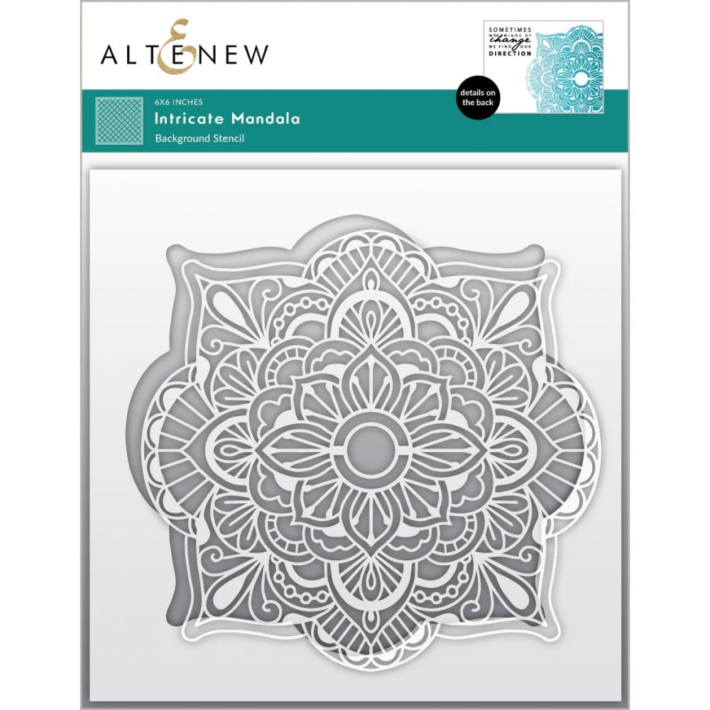 Intricate Mandala Stencil