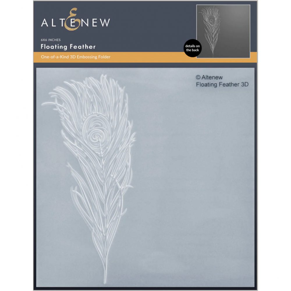 Floating Feather 3D Embossing Folder