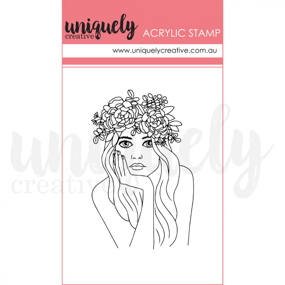 Dahlia - Mark Making Mini Stamp