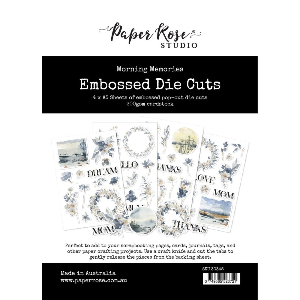 Morning Memories Embossed Die Cuts