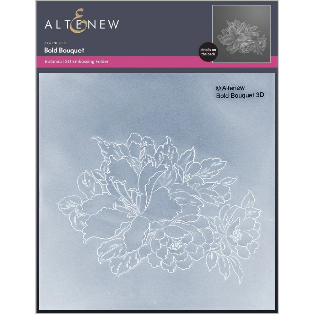 Bold Bouquet 3D Embossing Folder
