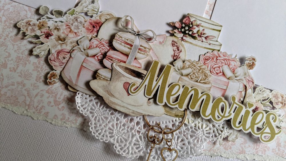 Scrapbook Kit - 2 Layouts Memories / Love You plus Bonus Cards