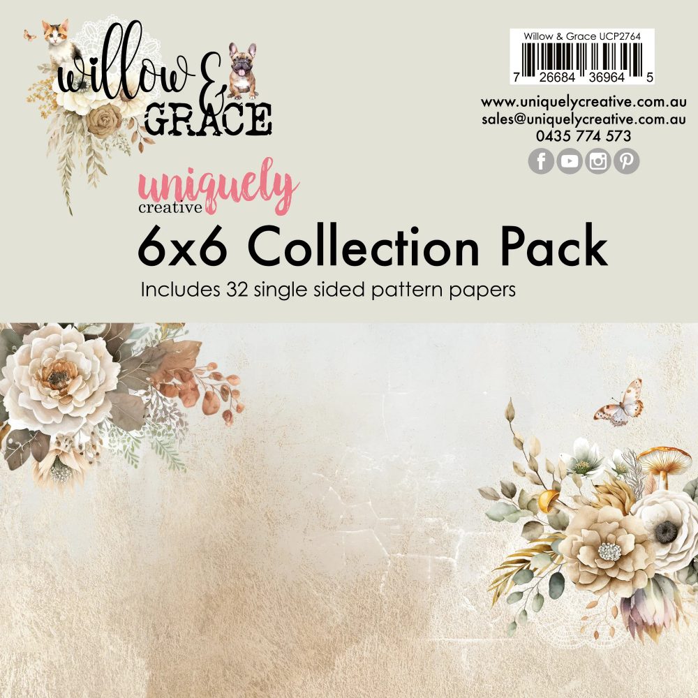 Willow and Grace 6 x 6 Collection Pack