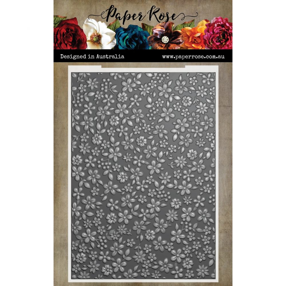 Floral Garden 3D Embossing Folder