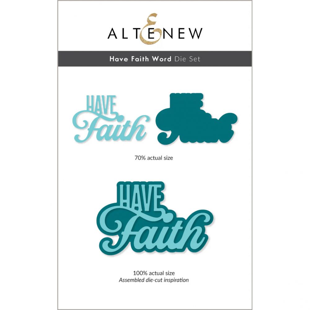 Have Faith Word Die Set