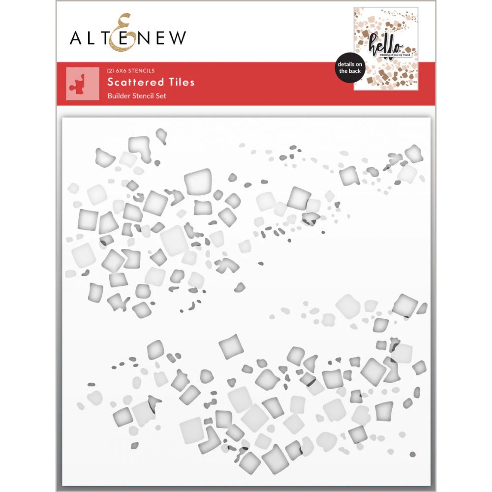 Scattered Tiles Builder Stencil Set (2 in 1)