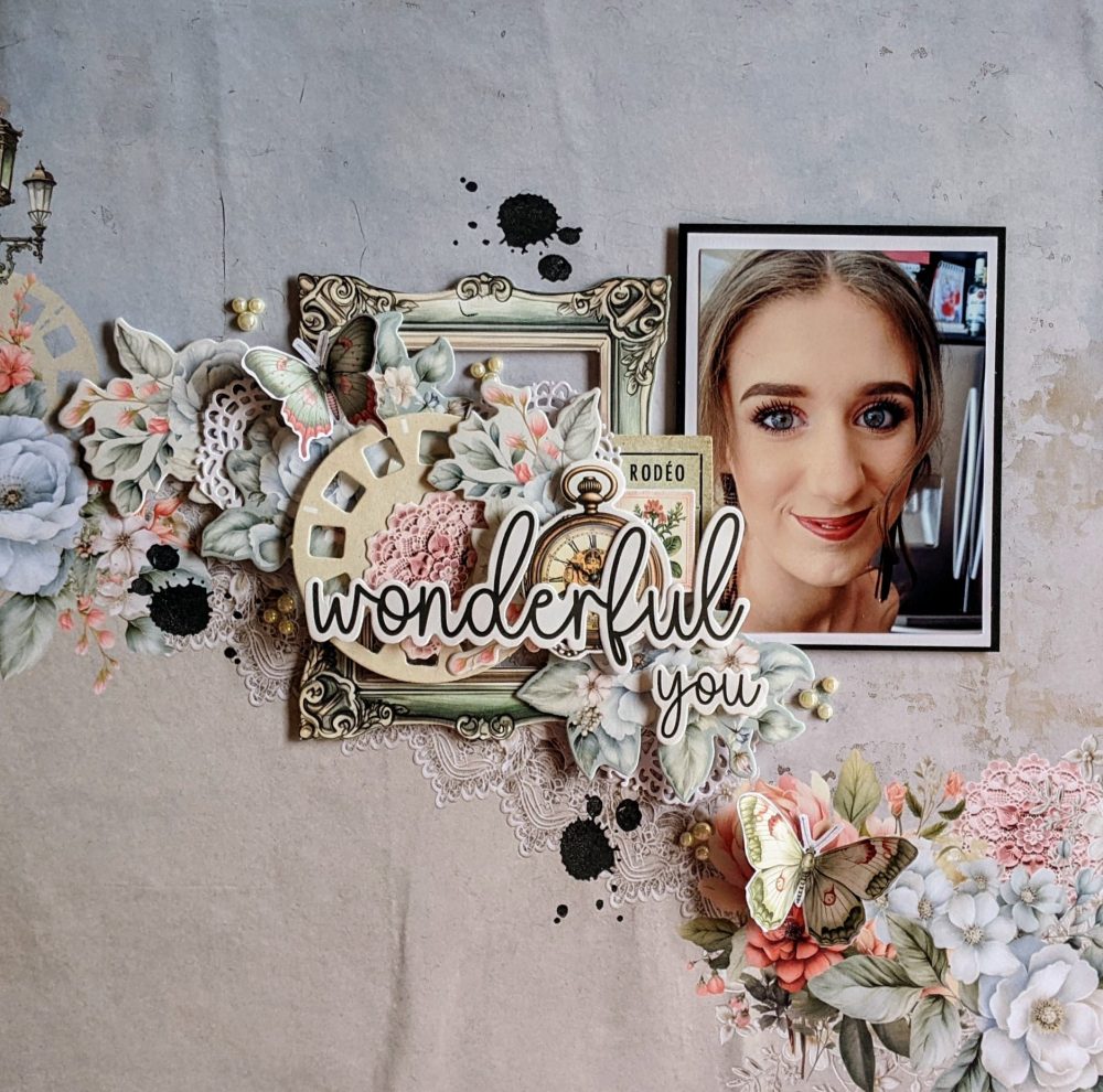 Scrapbook Kit - 2 Layouts plus bonus cards!  Vintage Chronicles - Image 2