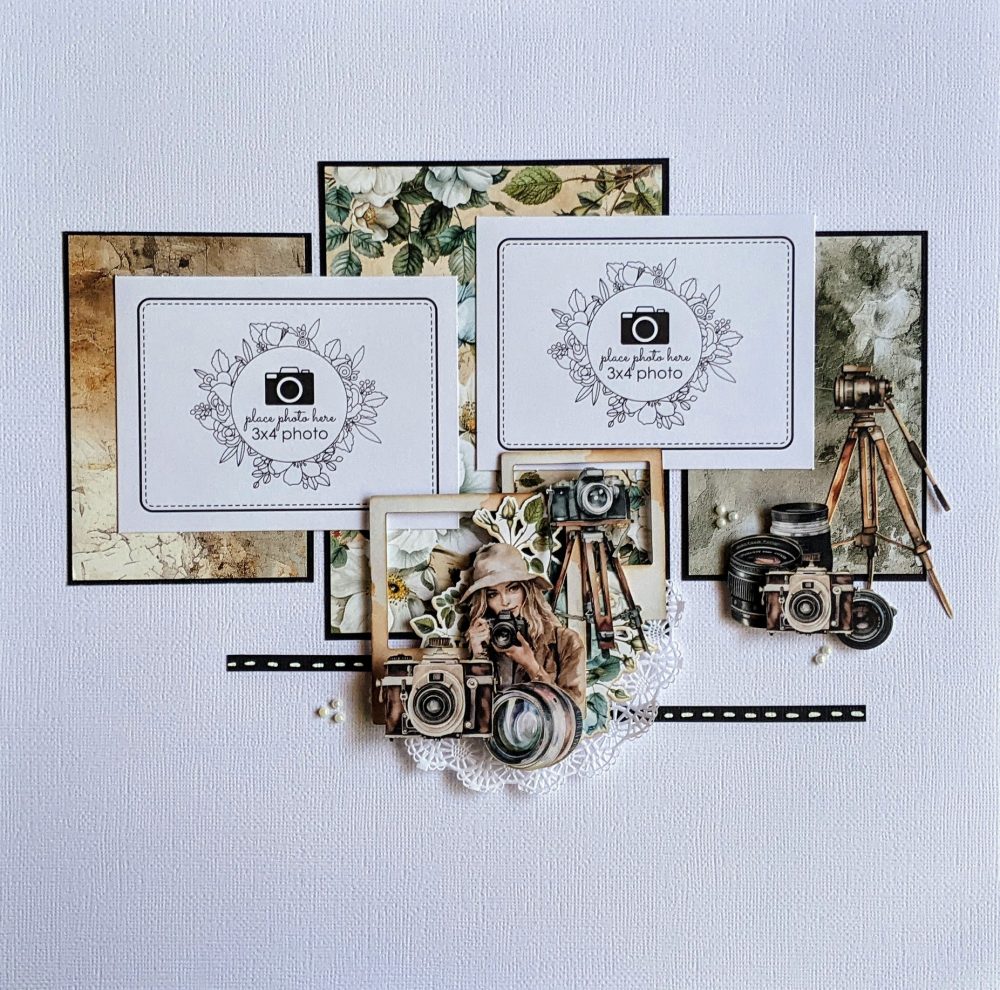 Scrapbook Kit - 4 Layouts Mintay Photographer - Image 5