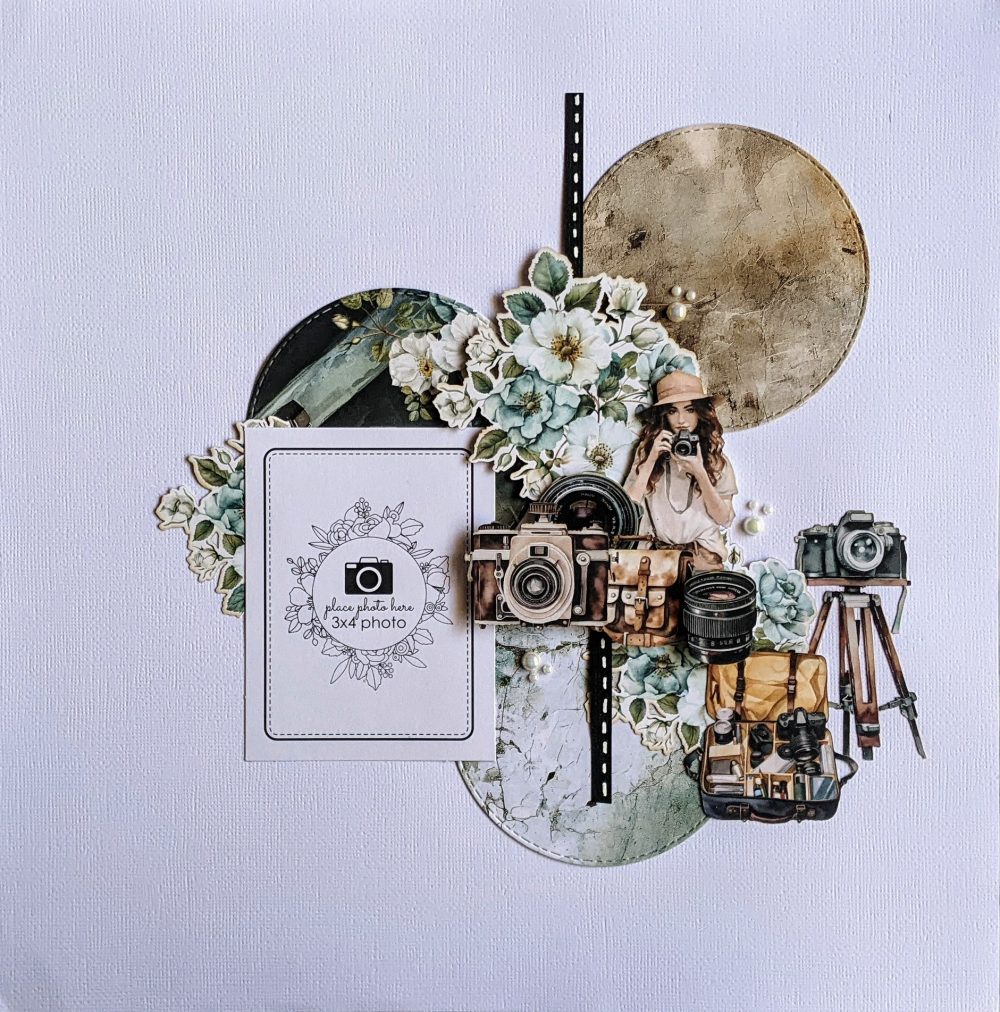 Scrapbook Kit - 4 Layouts Mintay Photographer - Image 4