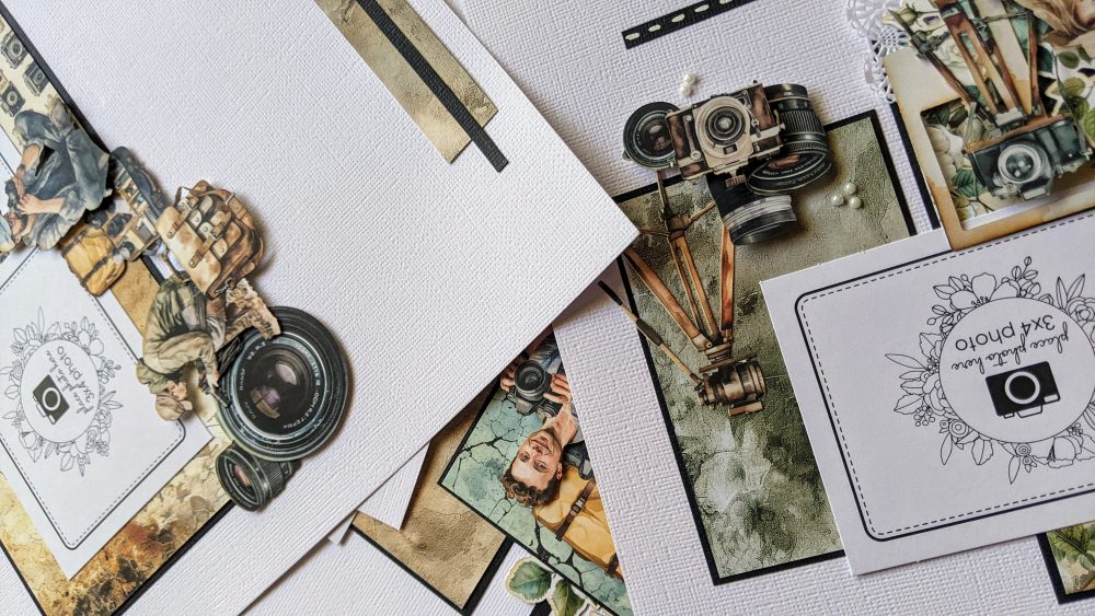Scrapbook Kit - 4 Layouts Mintay Photographer