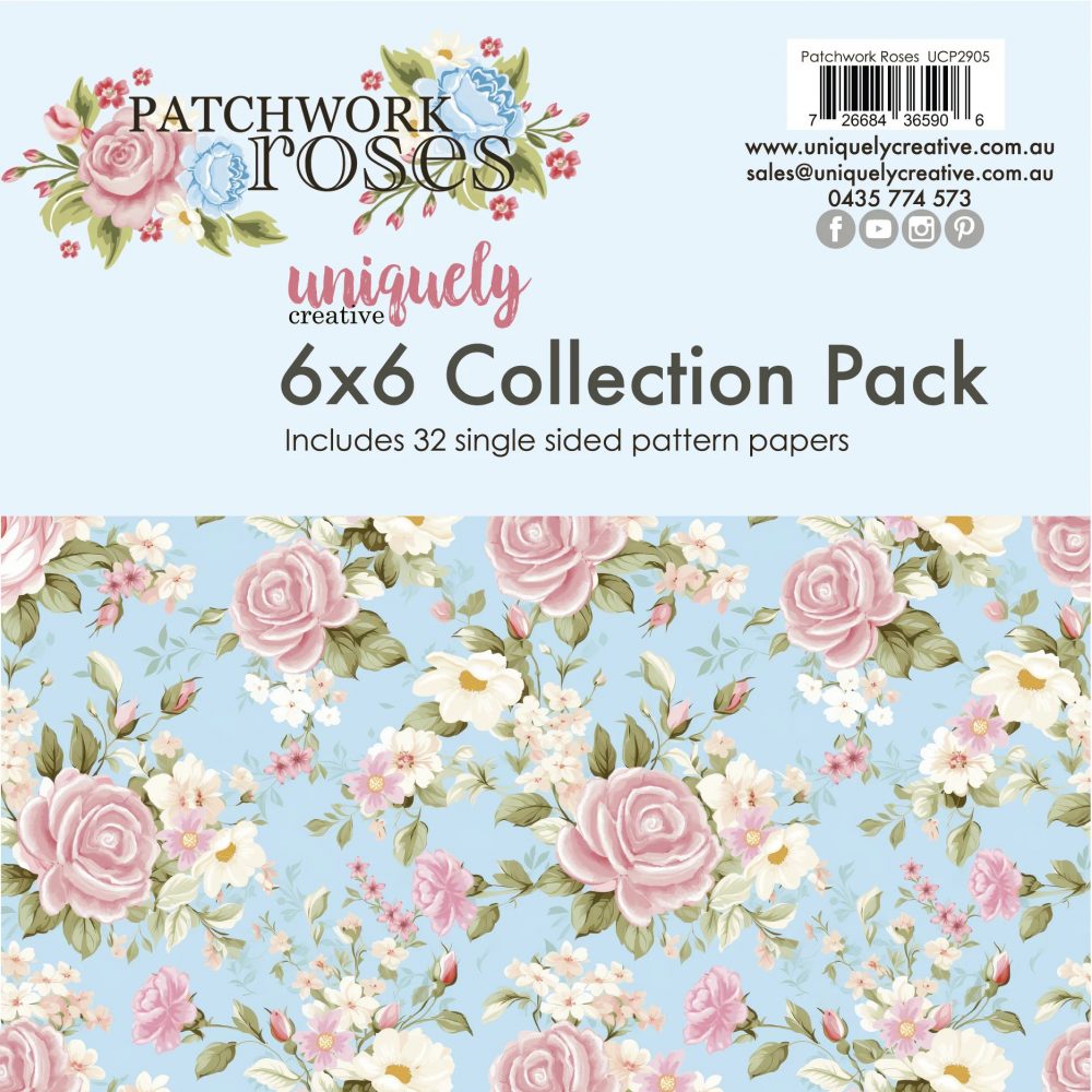 Patchwork Roses 6 x 6 Collection Pack