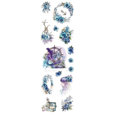 Prima Marketing A Mermaid's Tale Sticker Roll 2 Meters, 15 Designs