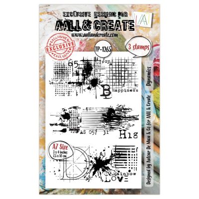 AALL And Create A7 Photopolymer Clear Stamp Set Dynamics