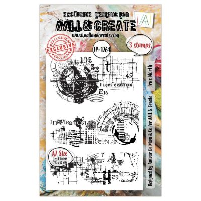 AALL And Create A7 Photopolymer Clear Stamp Set True North