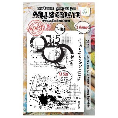 AALL And Create A7 Photopolymer Clear Stamp Set Ink 15