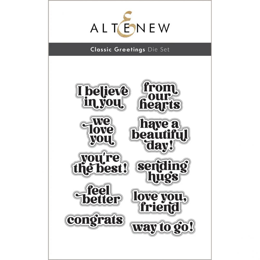 Classic Greetings Die Set
