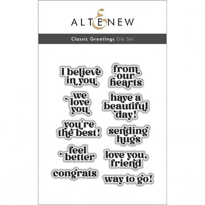 Classic Greetings Die Set