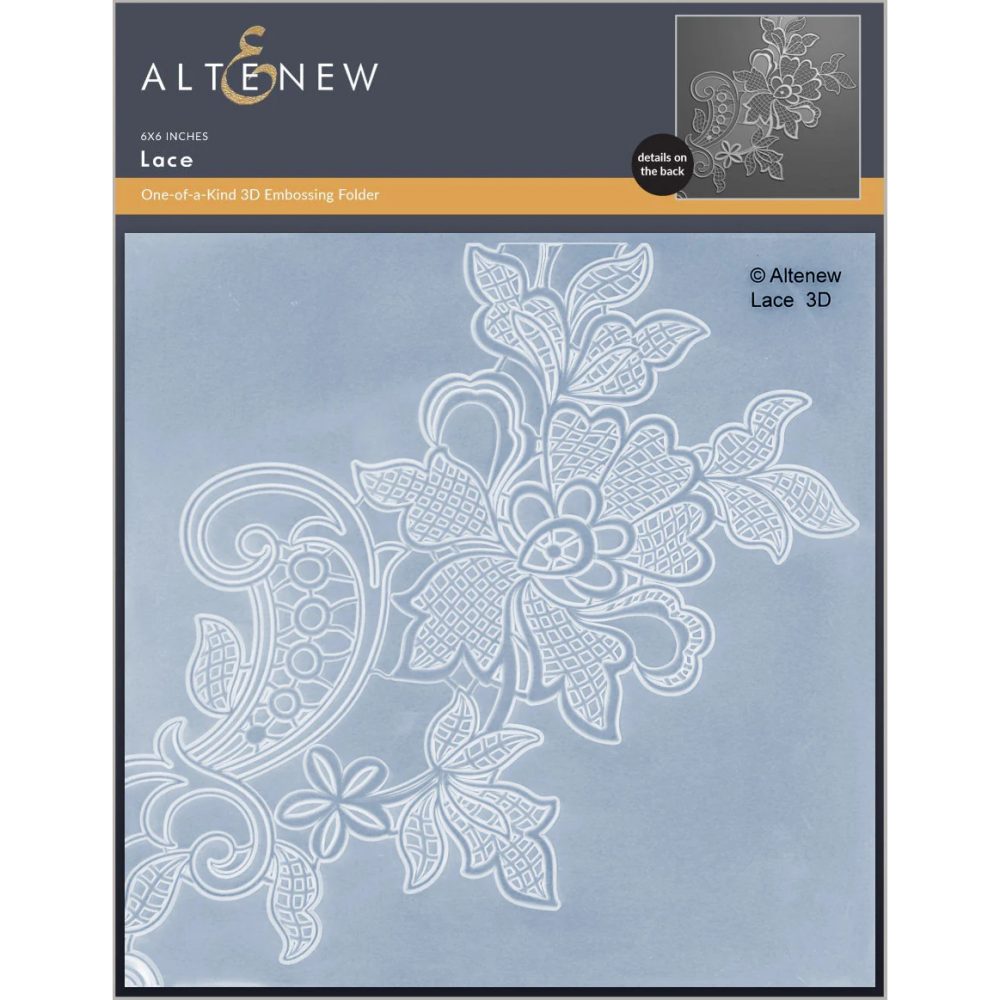 Lace 3D Embossing Folder