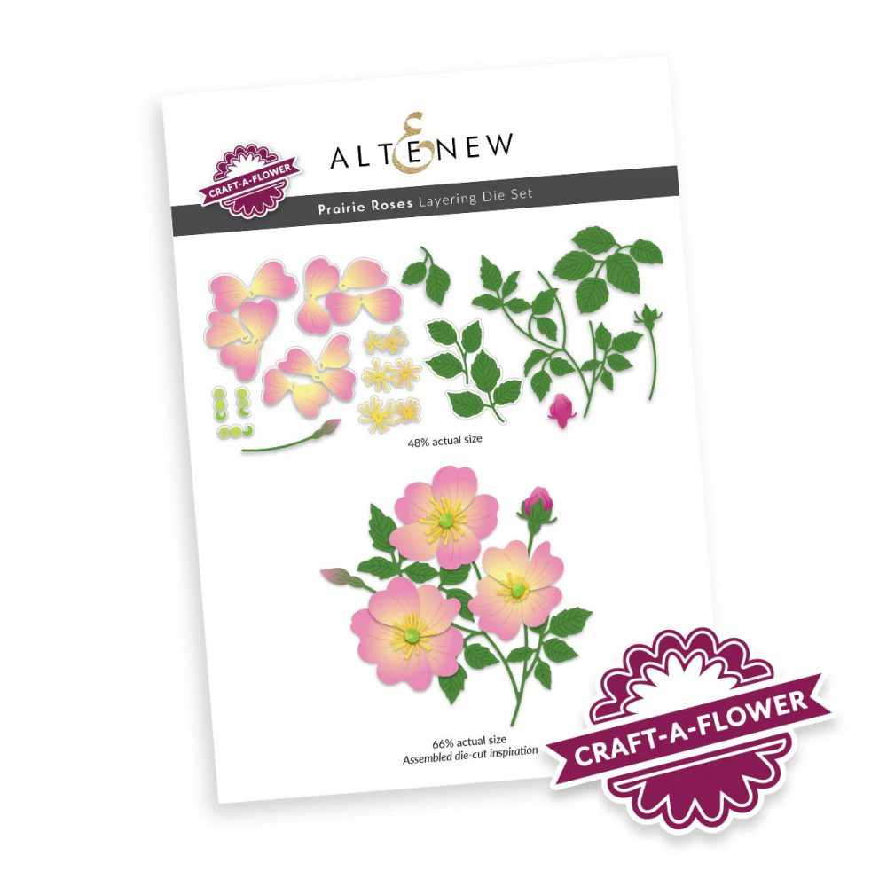 Craft-A-Flower: Prairie Roses Layering Die Set