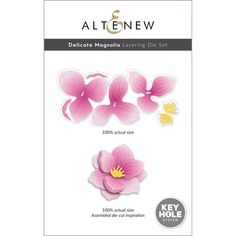 Delicate Magnolia Layering Die Set