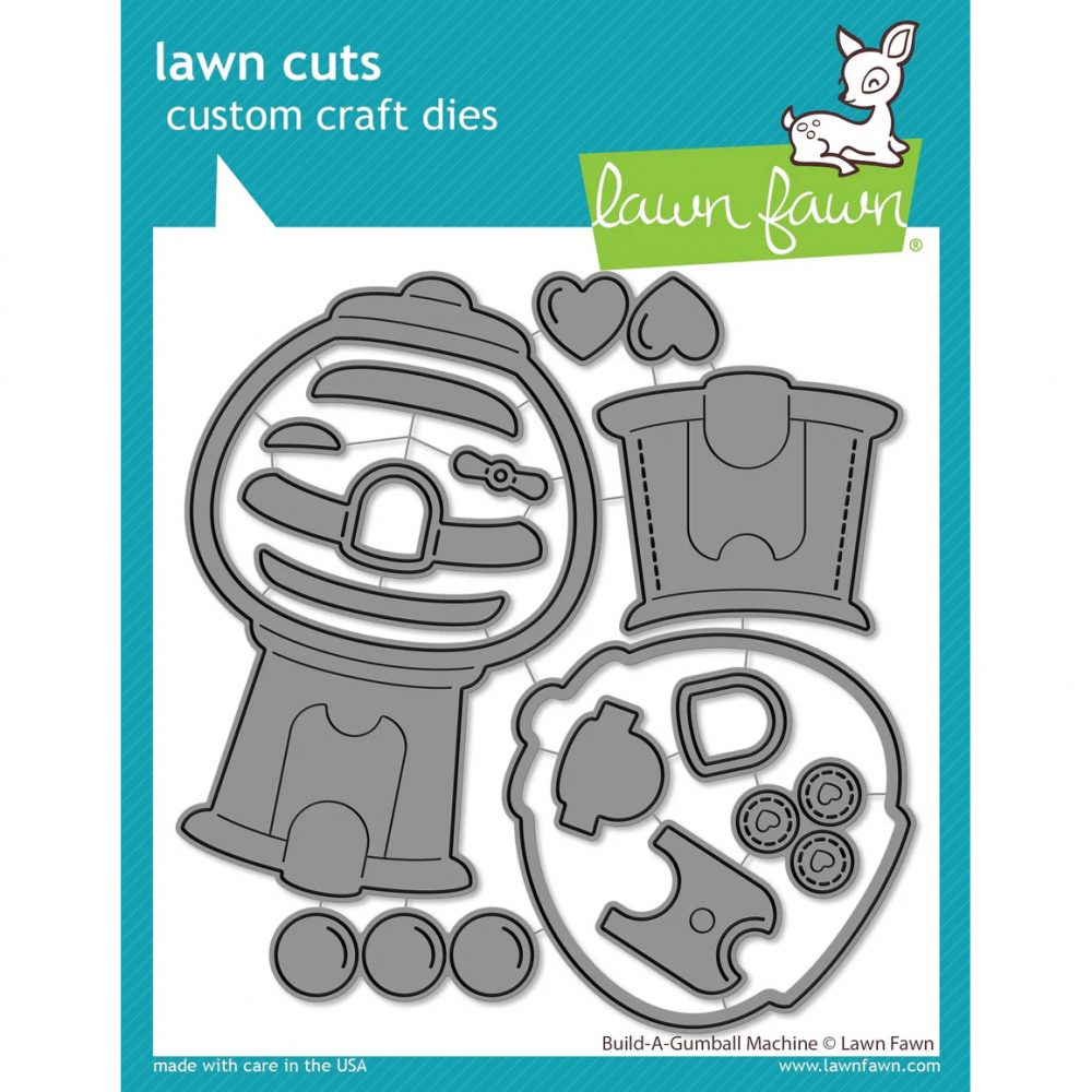 Lawn Cuts Custom Craft Die Build-A-Gumball Machine